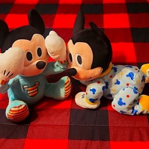 Crawling Mickey mouse & peek-a-boo Mickey mouse.